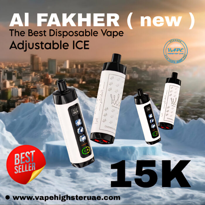 Al Fakher 15000 Puffs Adjustable Ice Sound Disposable in UAE