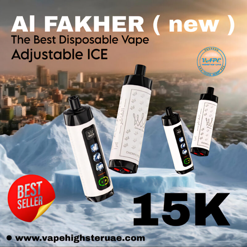 Al Fakher 15000 Puffs Adjustable Ice Sound Disposable in UAE