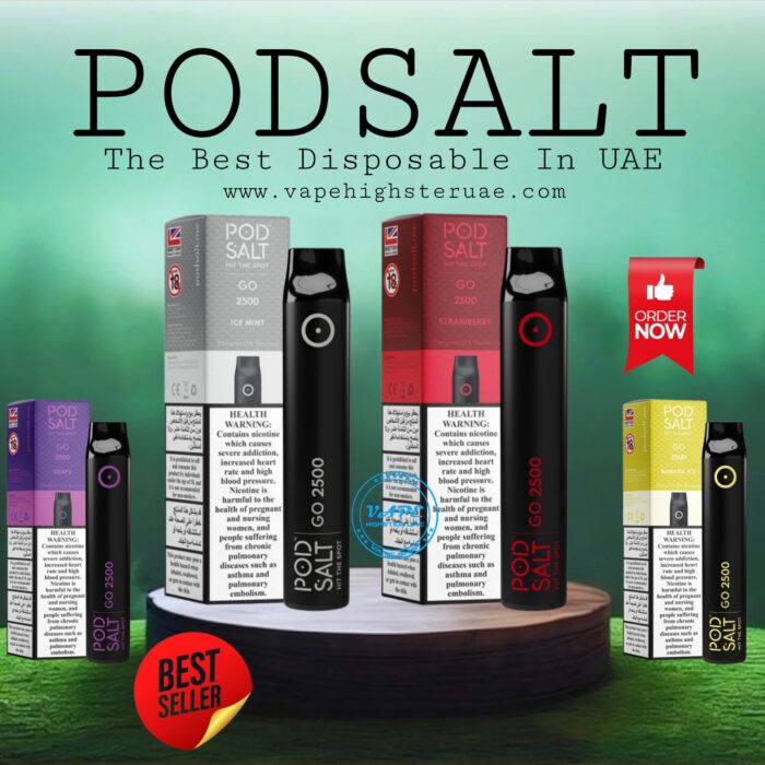 Best Podsalt Go 2500 Puffs Disposable Vape In UAE