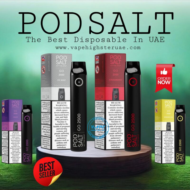 Best Podsalt Go 2500 Puffs Disposable Vape In UAE