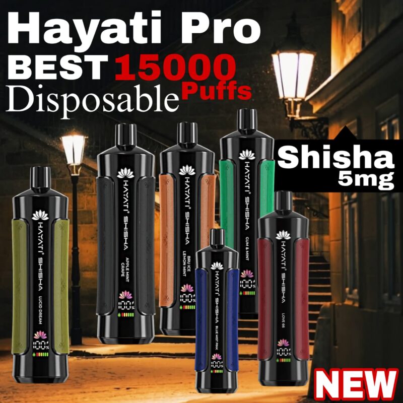 Hayati Pro Ultra 15000 Puffs Best Disposable Vape In UAE