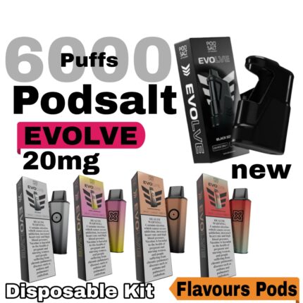 Podsalt Evolve 6000 Puffs 20mg Disposable Vape | 2025