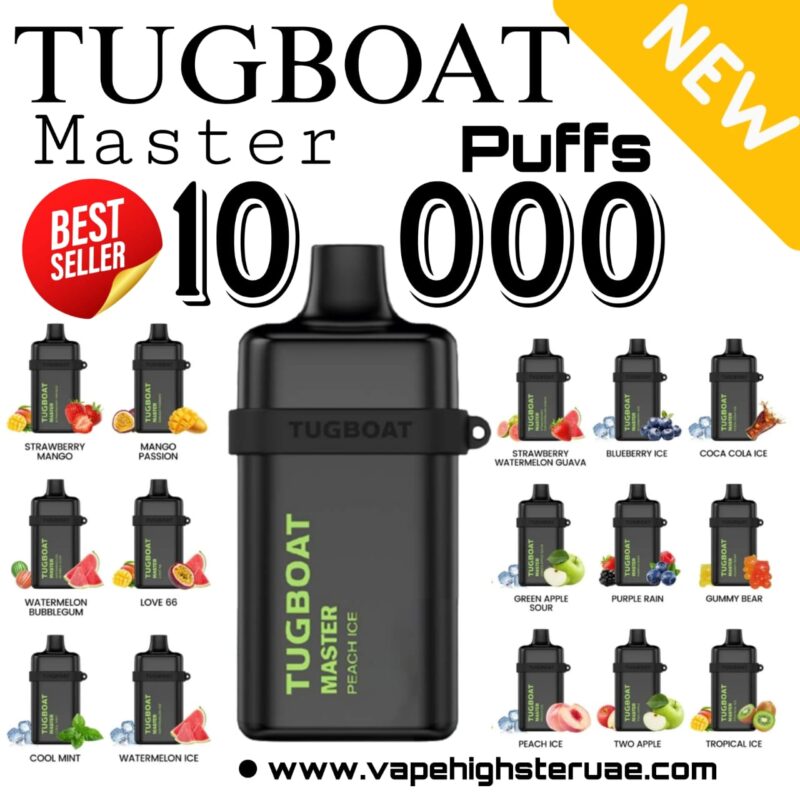 Tugboat Master 10000 Puffs 50mg Disposable Vape In Dubai UAE