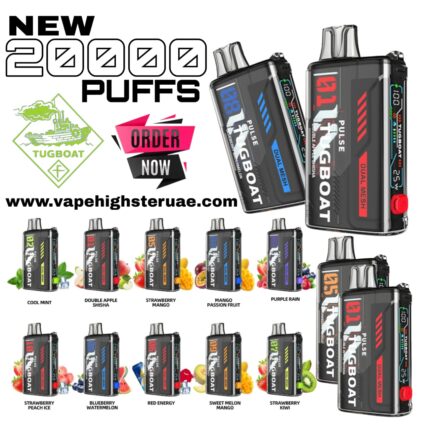 Tugboat PULSE 20000 Puffs 50mg Disposable Vape In Dubai UAE