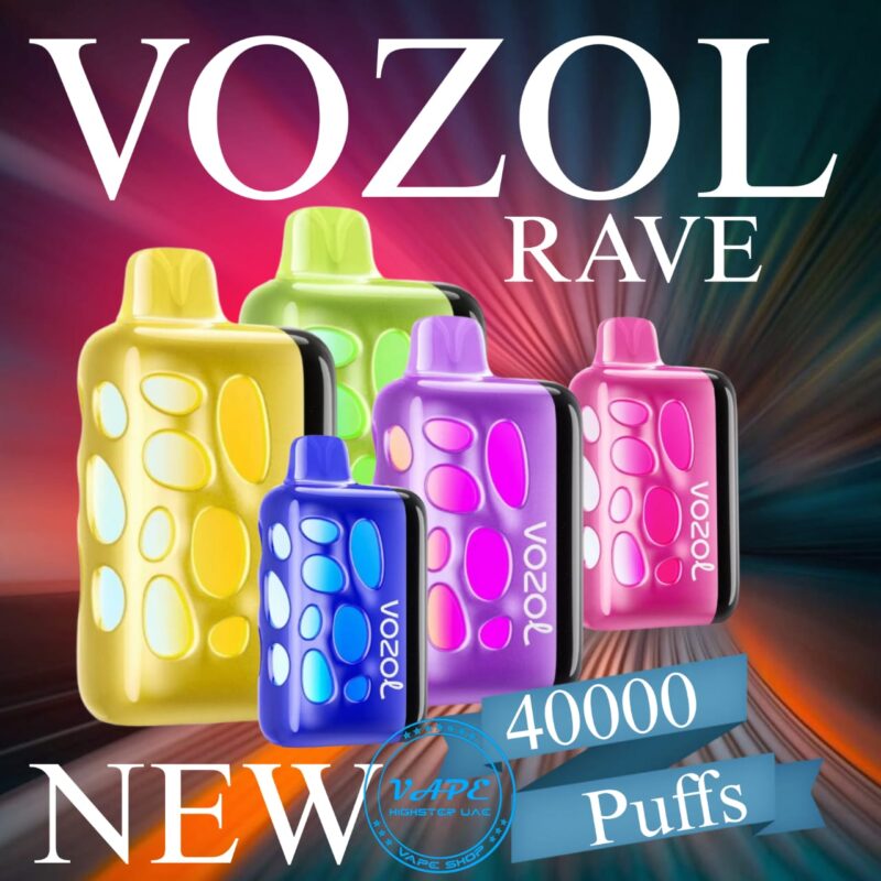 Vozol Rave 40000 Puffs 5% Disposable Vape in UAE