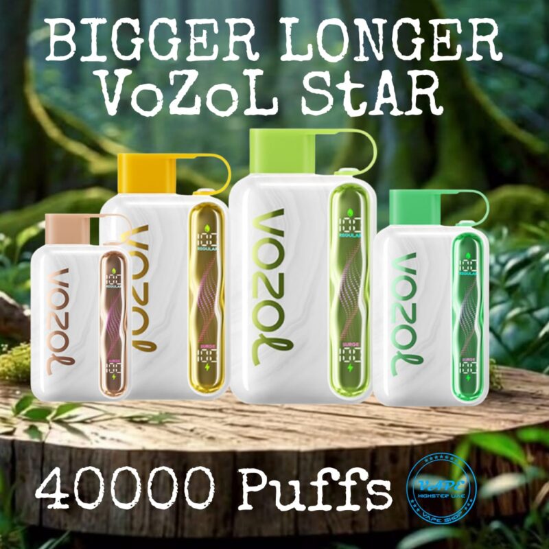 Vozol Star 40000 Puffs 5% Disposable Vape in Dubai UAE