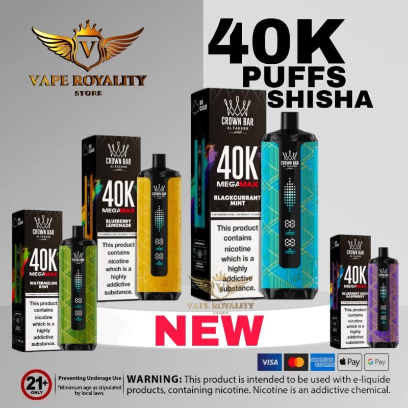 Al Fakher Crown Bar Mega Max 40000 Puffs