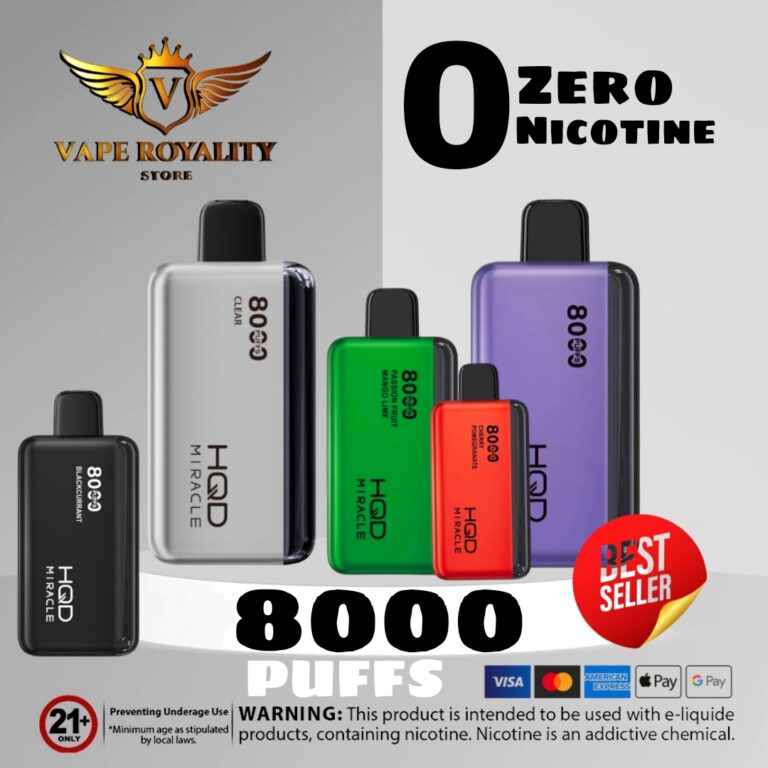 HQD Miracle 8000 Puffs