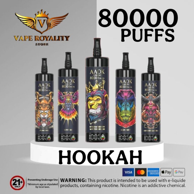 AAOK 80000 Puffs Hookah Disposable Vape
