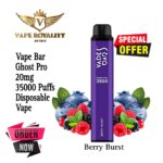 Vapes Bar Ghost Pro 3500 Puffs – Buy Genuine 20mg Disposable Vape in UAE - Image 4
