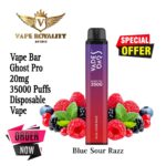 Vapes Bar Ghost Pro 3500 Puffs – Buy Genuine 20mg Disposable Vape in UAE - Image 9