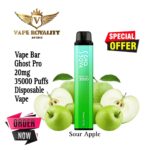 Vapes Bar Ghost Pro 3500 Puffs – Buy Genuine 20mg Disposable Vape in UAE - Image 23