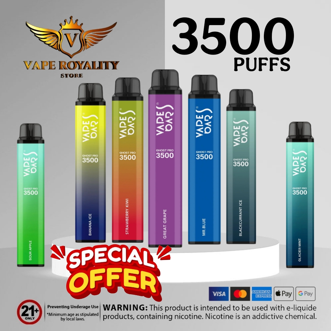 Vape Bar Ghost Pro 3500 Puffs 20mg Disposable Vape Vapes Bar Ghost Pro 3500 Puffs