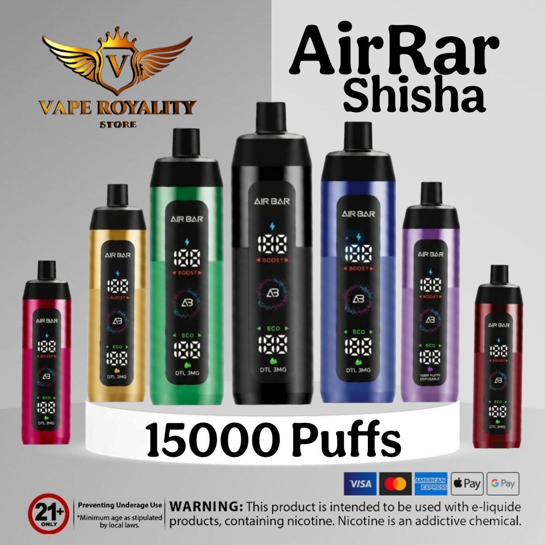 Airbar E shisha 15000 Puffs 3mg Disposable Vape 2 Airbar E Shisha 15000 Puffs
