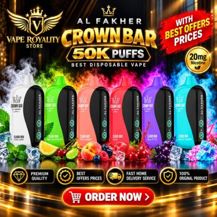 Al Fakher Crown Bar 50K Puffs 20mg Dual Mode Disposable Vape