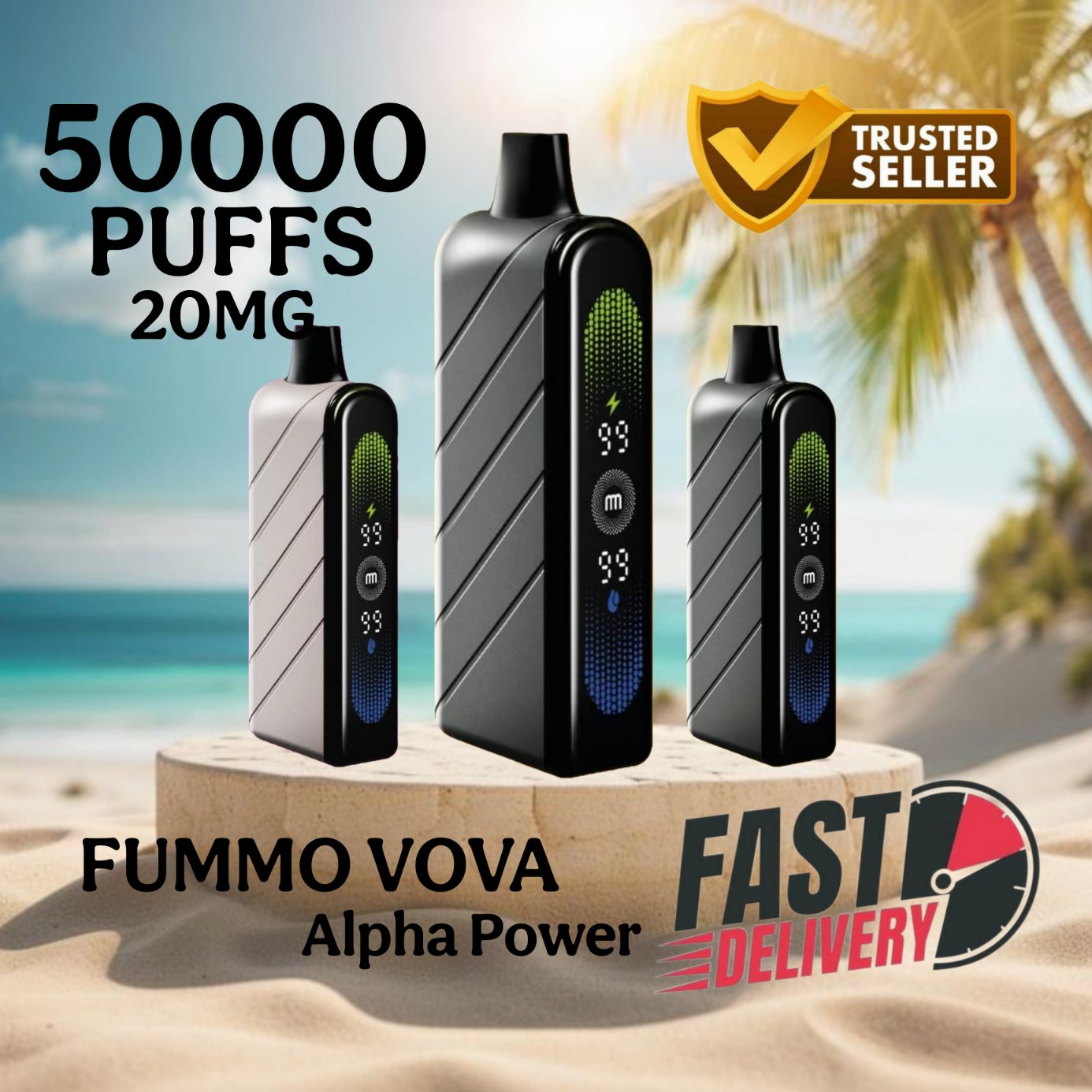 Fummo Nova Alpha Power 50K Puffs 20mg 2 Fummo Nova Alpha Power 50000 Puffs 20mg Disposable Vape