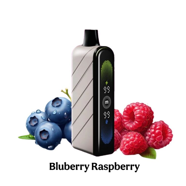 Fummo Nova Alpha Power Blueberry Raspberry flavor disposable vape