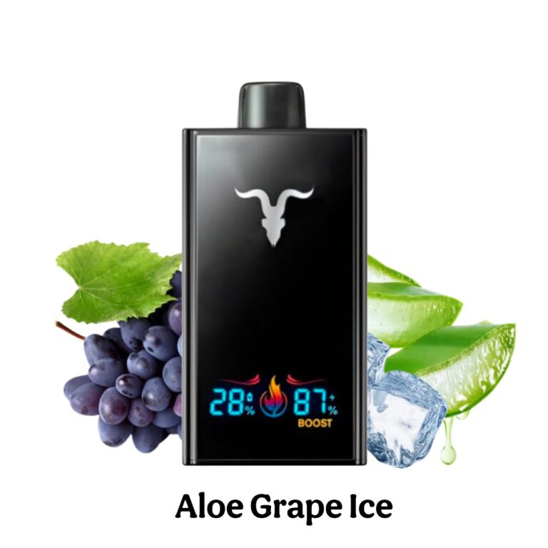IGNITE V300 Aloe Grape Ice flavor disposable vape