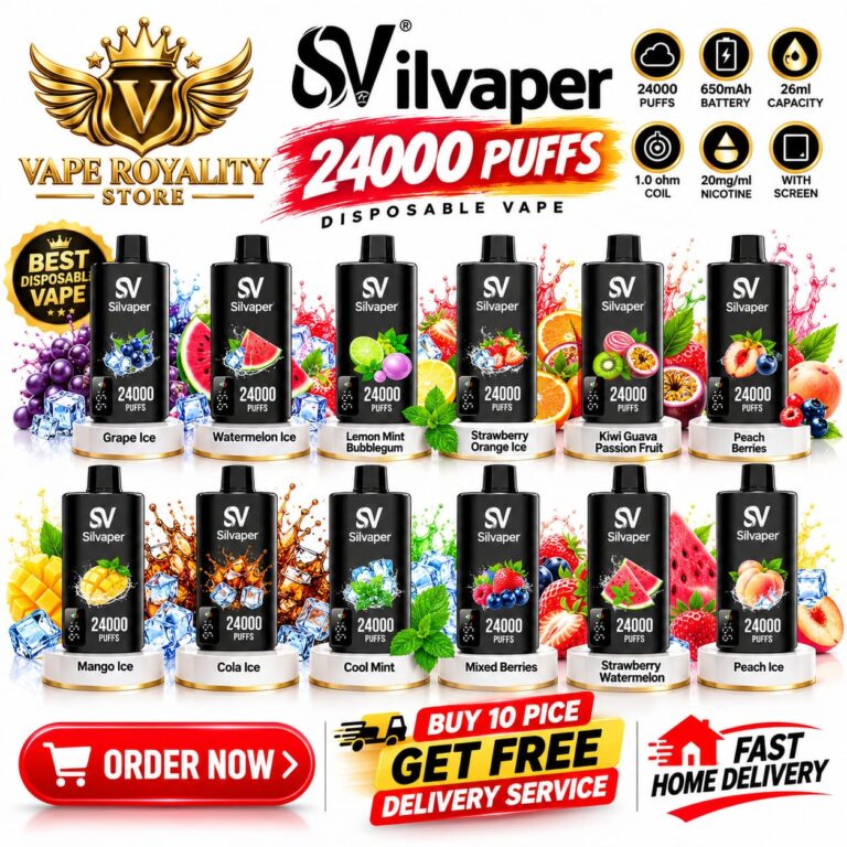 Silvape 24000 Puffs 20mg Best Disposable Vape